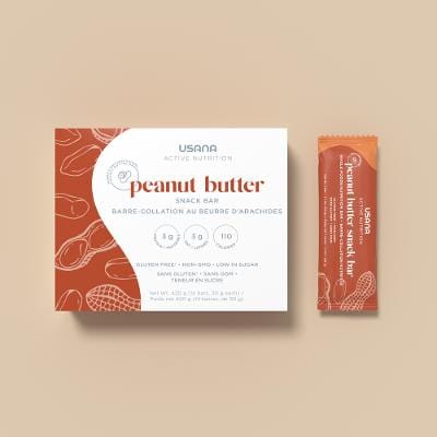 barre collation au beurre arachides usana quebec produit sante supplements alimentaires